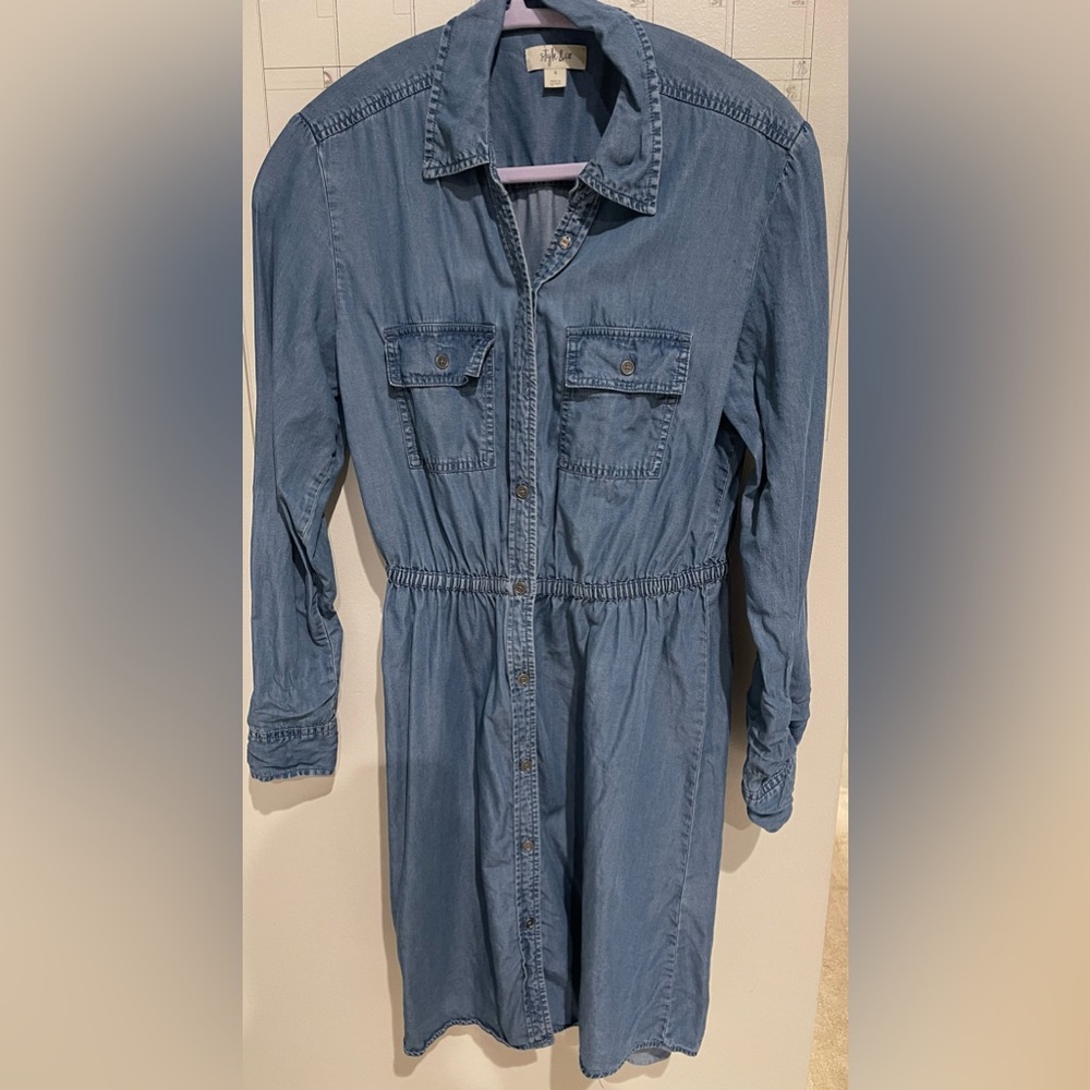 Denim dress